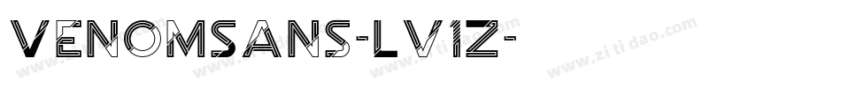 VenomSans-Lv1Z字体转换