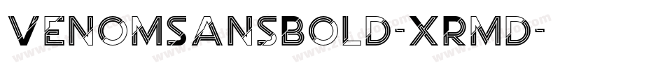 VenomSansBold-XRmd字体转换