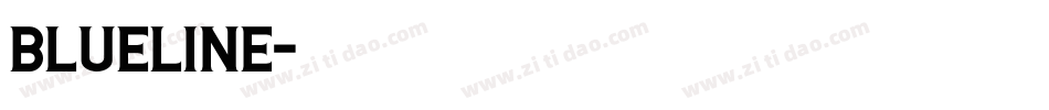 BLUELINE字体转换