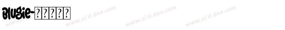 Blugie字体转换