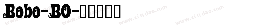 Bobo-BO字体转换