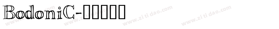 BodoniC字体转换