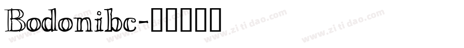 Bodonibc字体转换