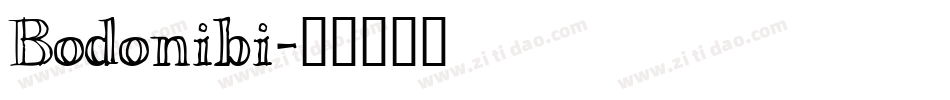Bodonibi字体转换