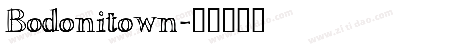 Bodonitown字体转换