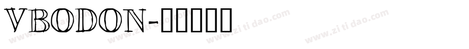 VBODON字体转换