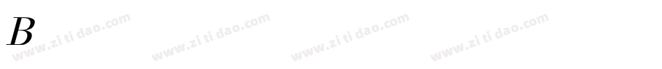 Bodoni-Normal-Italic字体转换