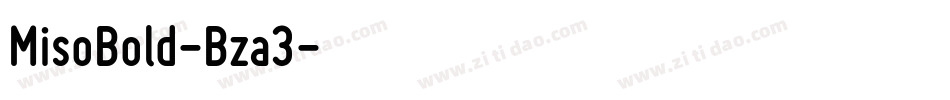 MisoBold-Bza3字体转换