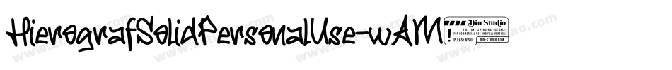 HierografSolidPersonalUse-wAM2字体转换
