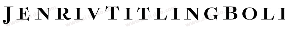 JenrivTitlingBoldItalic-ALRjD字体转换