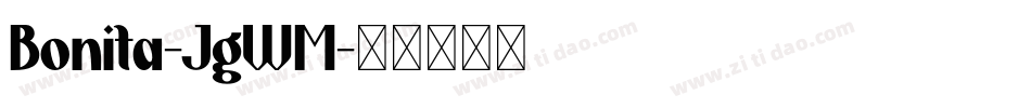 Bonita-JgWM字体转换