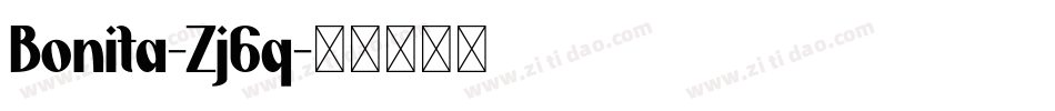 Bonita-Zj6q字体转换
