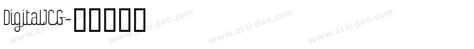 DigitalICG字体转换