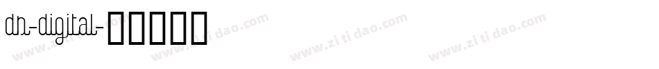 ds-digital字体转换