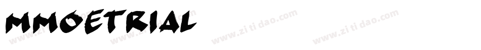 MMOETRIAL字体转换 MMOETRIAL字体转换