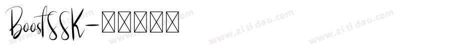 BoostSSK字体转换