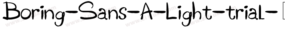 Boring-Sans-A-Light-trial字体转换