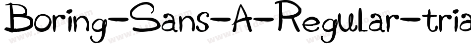 Boring-Sans-A-Regular-trial字体转换