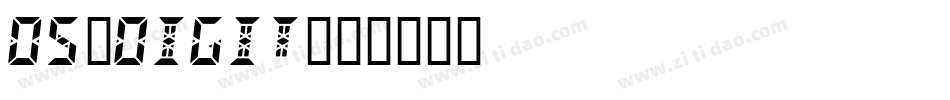 DS-DIGIT字体转换