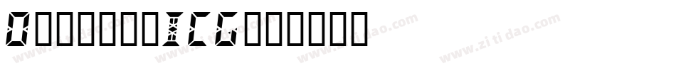 DigitalICG字体转换