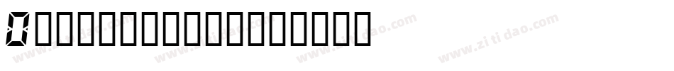Digitalface字体转换