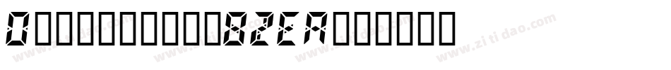 Digitalis-8ZEA字体转换