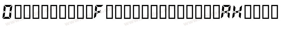 DigitechnoFreeversion-pmRK字体转换