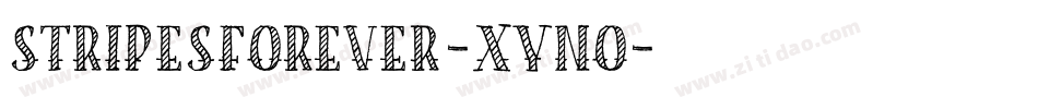 StripesForever-xynO字体转换