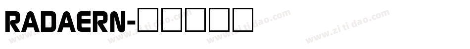 RADAERN字体转换