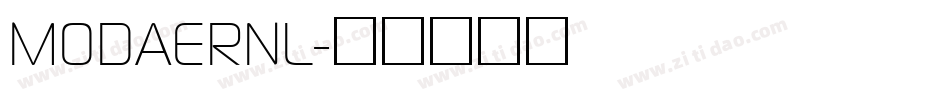 MODAERNL字体转换