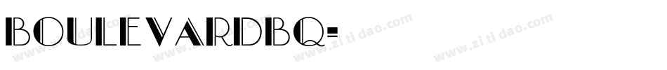 BoulevardBQ字体转换