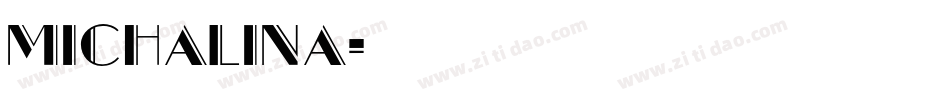 Michalina字体转换