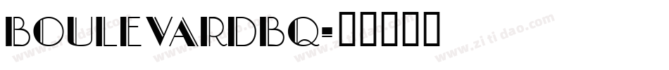 BoulevardBQ字体转换