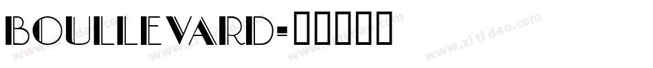 Boullevard字体转换