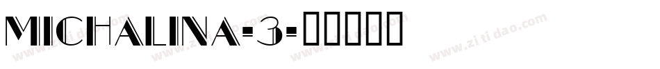 Michalina-3字体转换