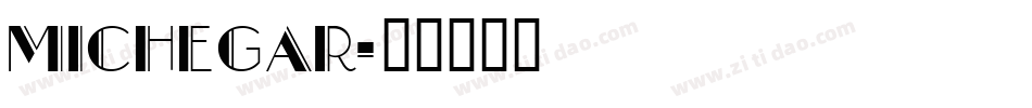 Michegar字体转换