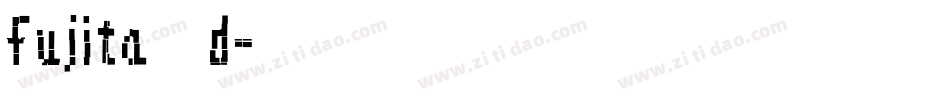 Fujita_d字体转换