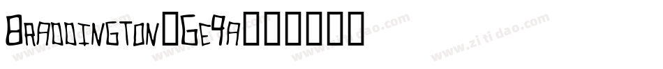 Braddington-Ge9a字体转换
