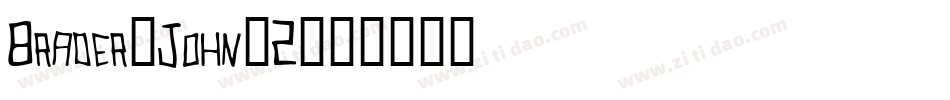 Brader-John-2字体转换