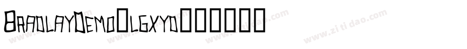 BradlayDemo-lgxyd字体转换