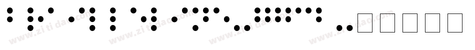 BrailleLine-7G3B字体转换