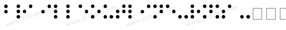 BrailleOutline-RnZA字体转换