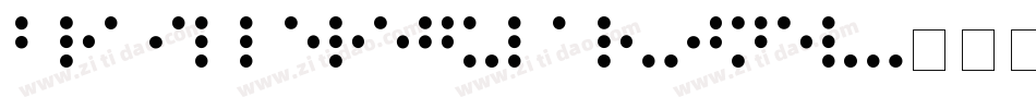BrailleRegular-jn5v字体转换