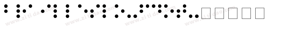 BrailleSlo-6Dot字体转换