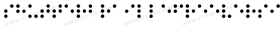 ShutterBrailleFreeVersion-yeD2字体转换