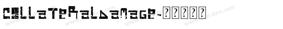 CollateralDamage字体转换