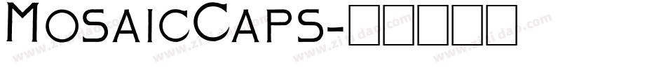 MosaicCaps字体转换