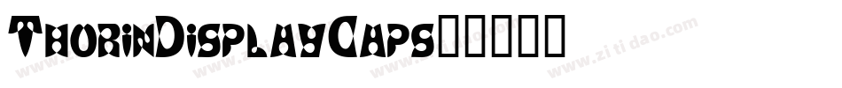 ThorinDisplayCaps字体转换