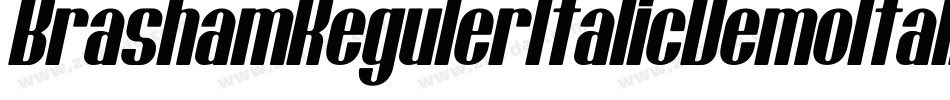 BrashamRegulerItalicDemoItalic-rgvBy字体转换