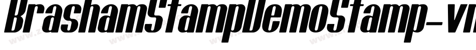 BrashamStampDemoStamp-vmnME字体转换